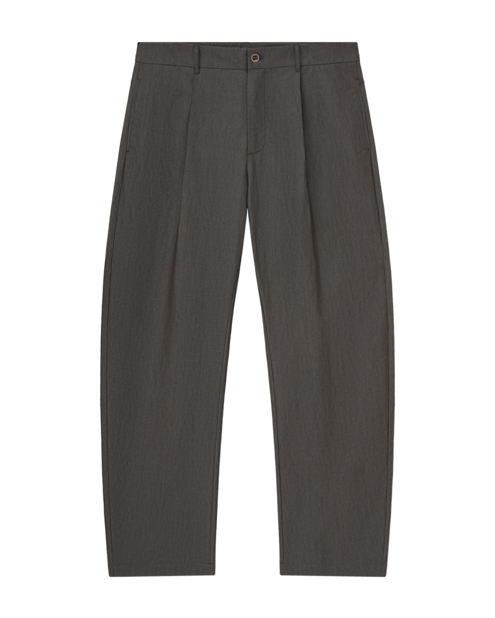 Pleated Cotton Pants