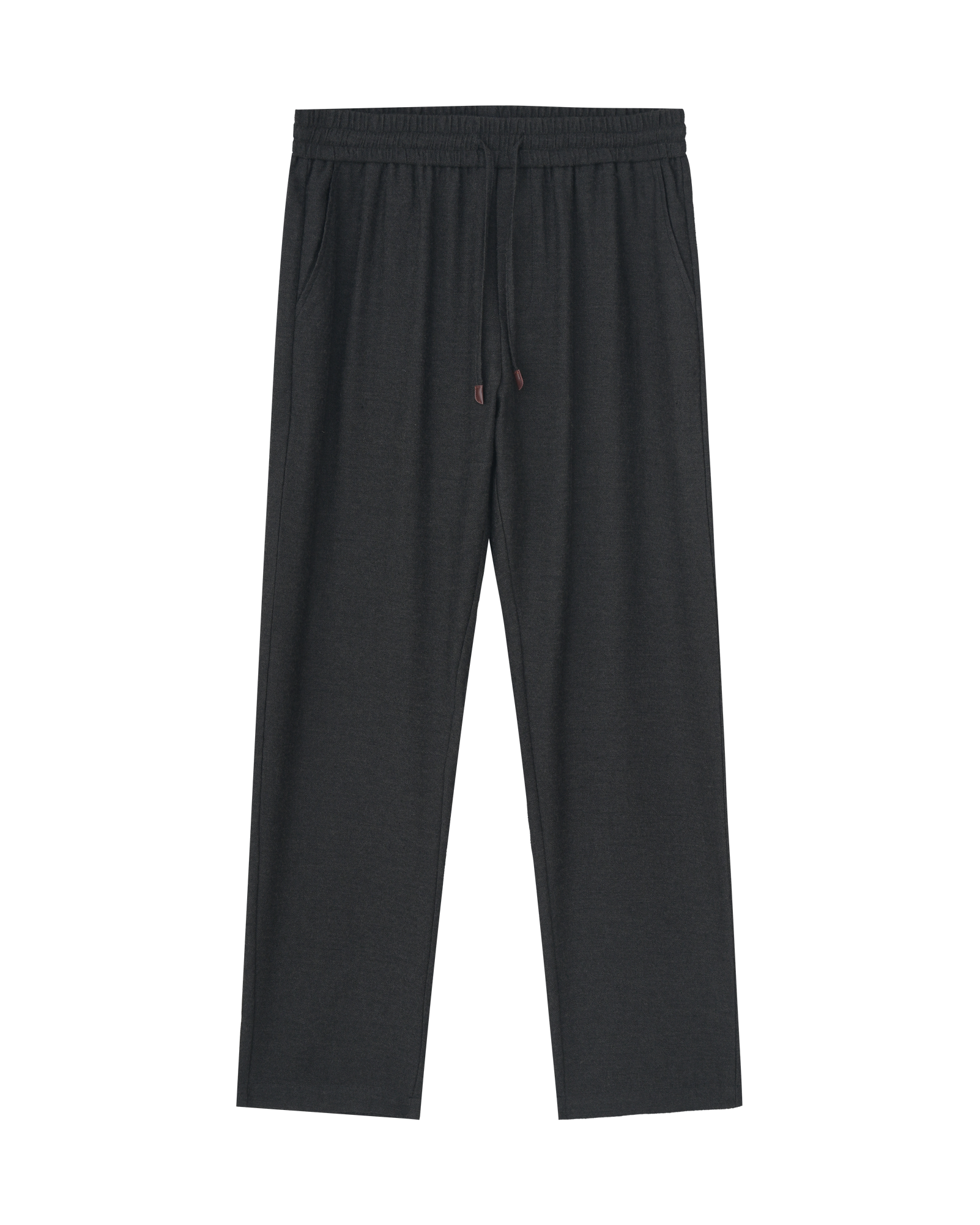 Drawstring Wool Linen Pants