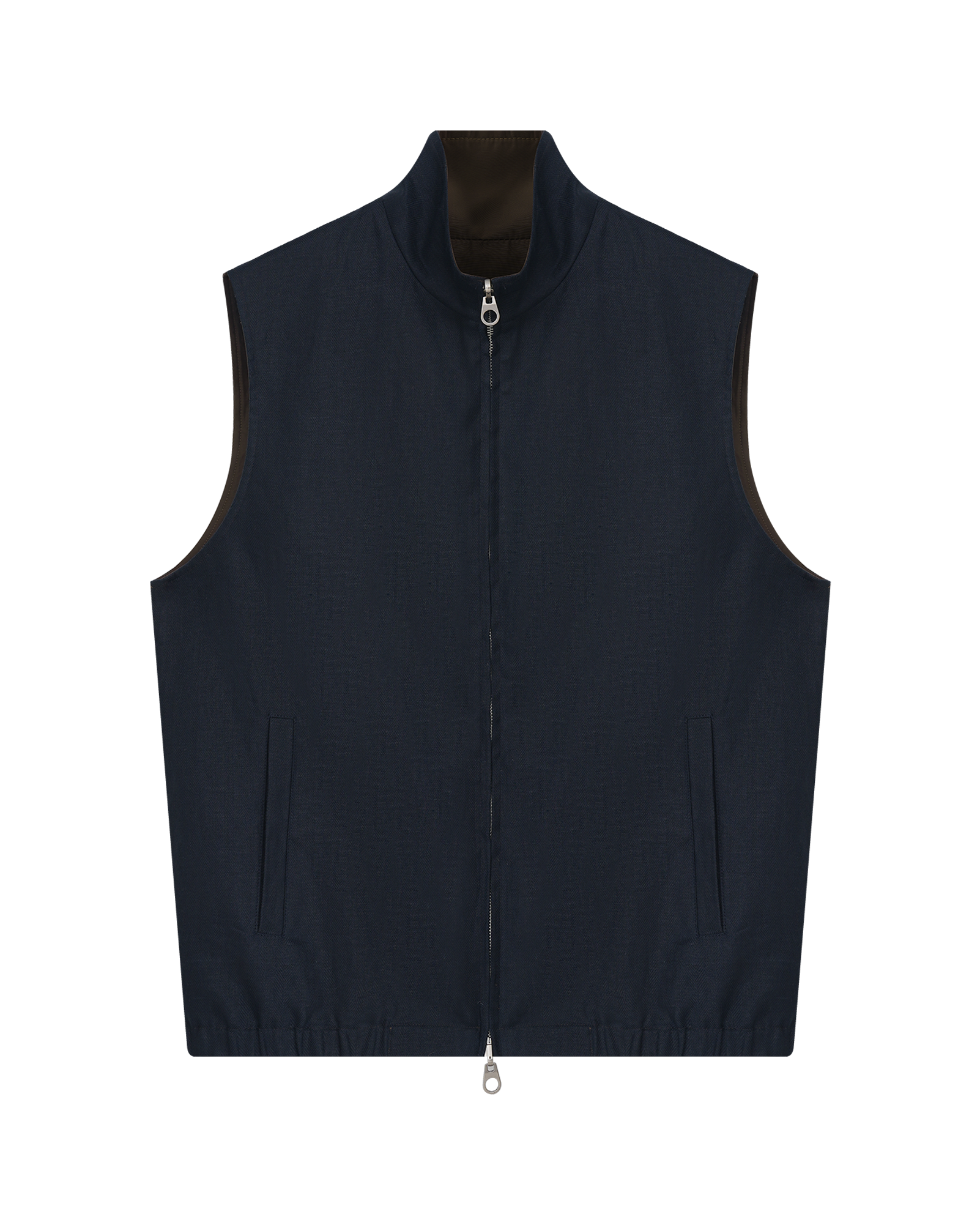 Reversible Linen Vest