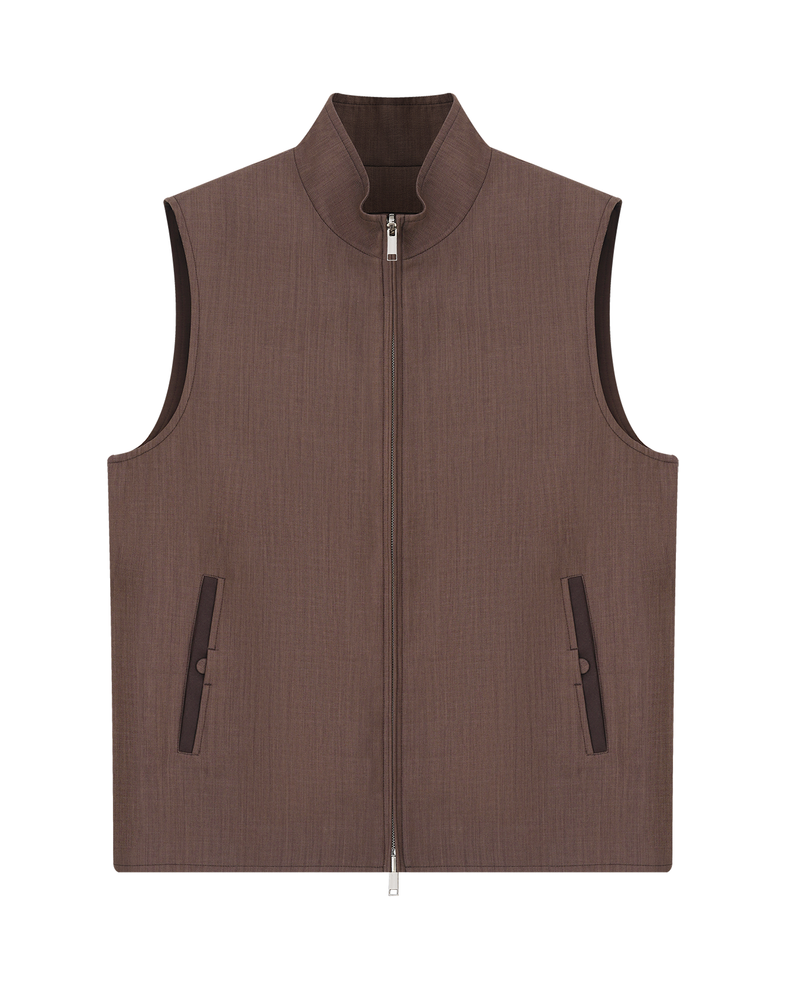 Textured Linen Vest