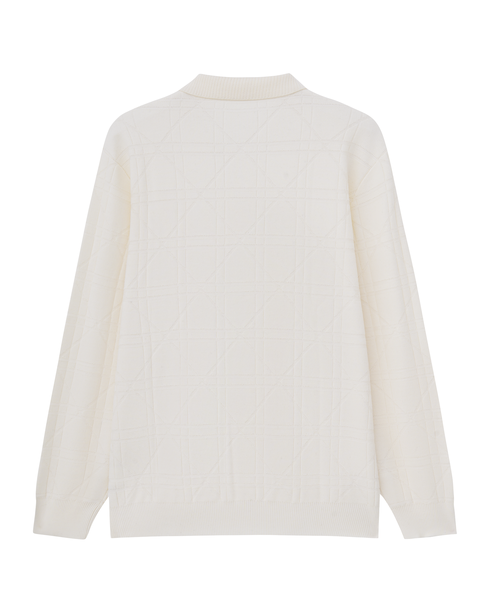 Wool Blend Knit Polo