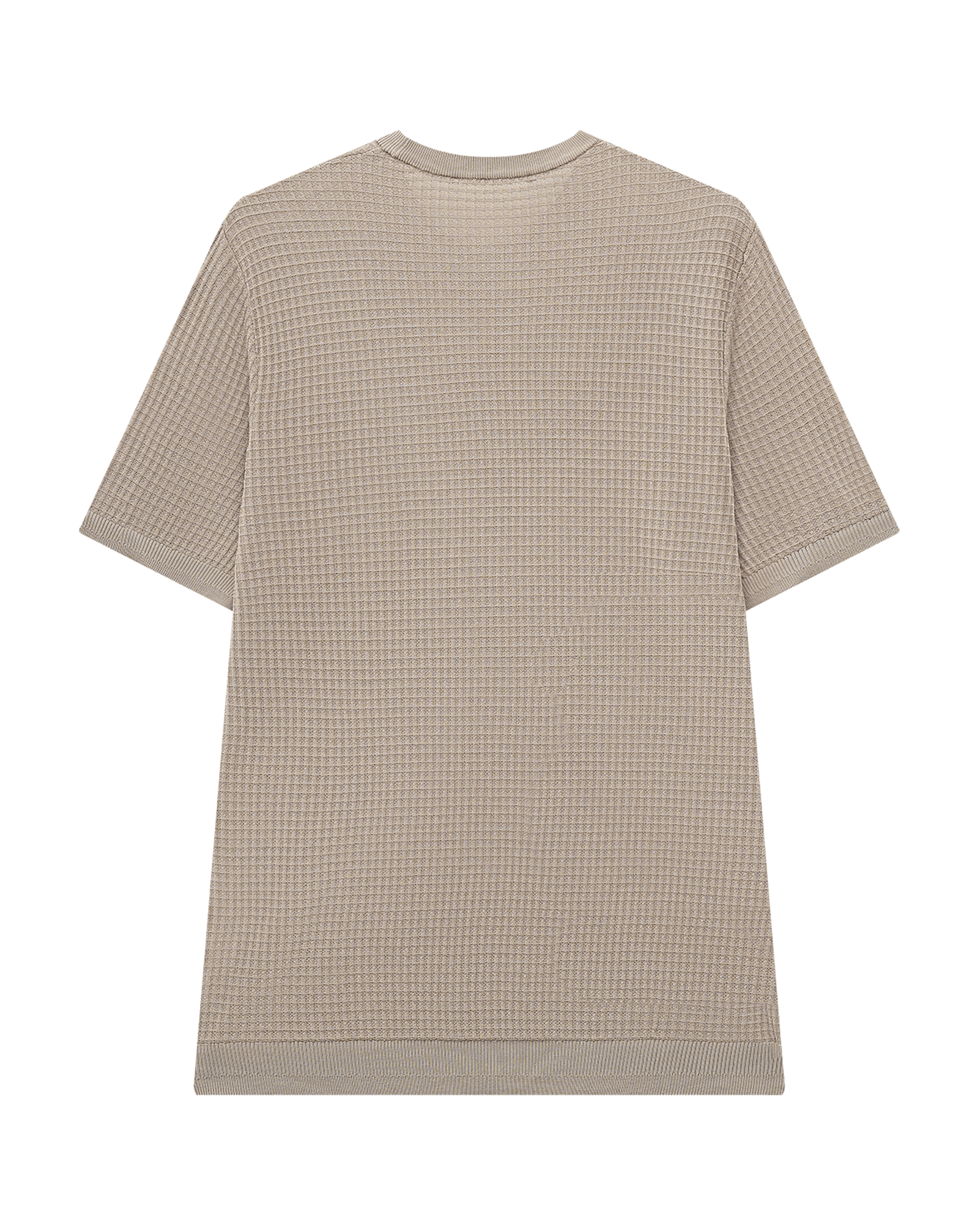 Triple-Yarn Blend Knit T-Shirt