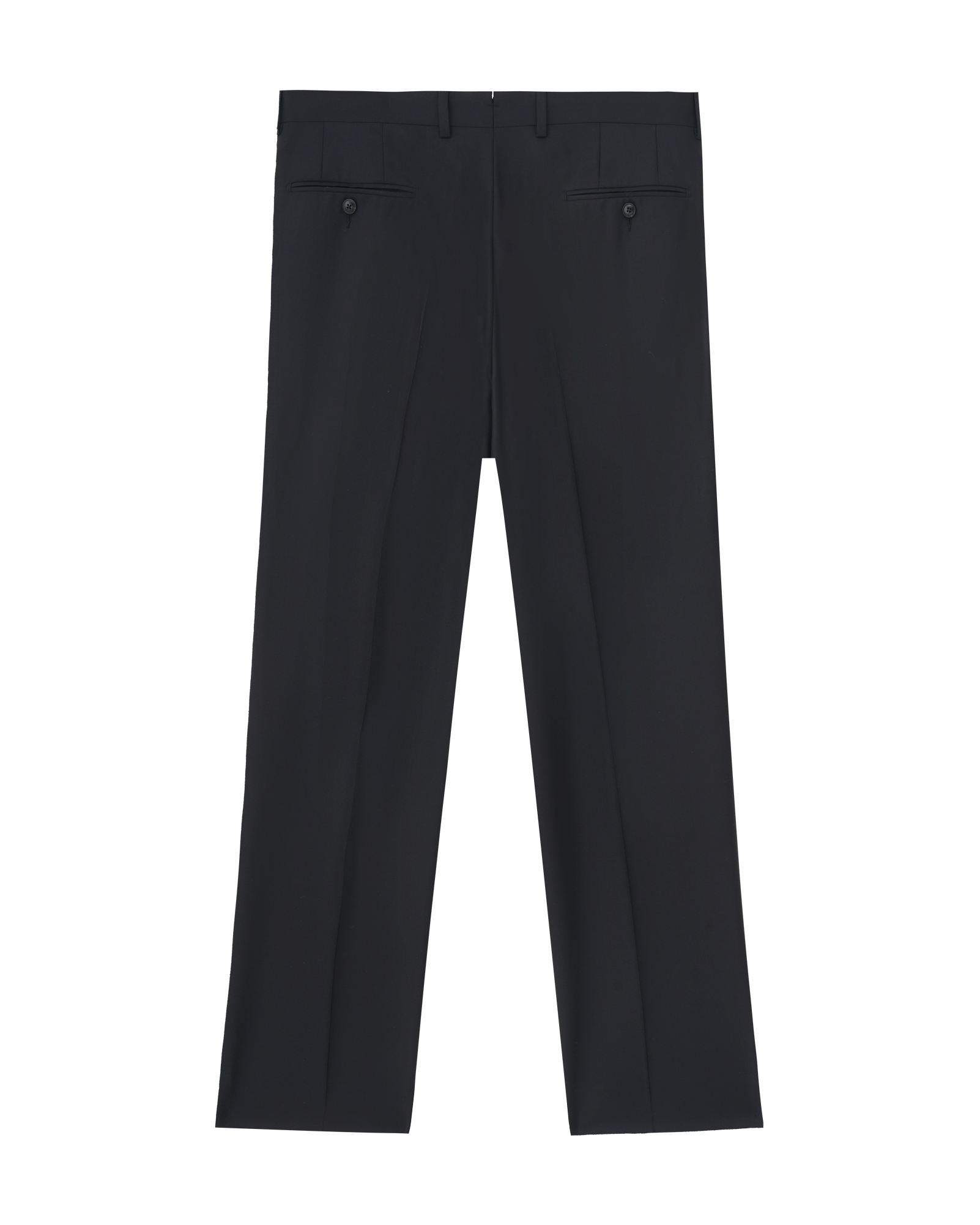 Horn Button Wool Trousers