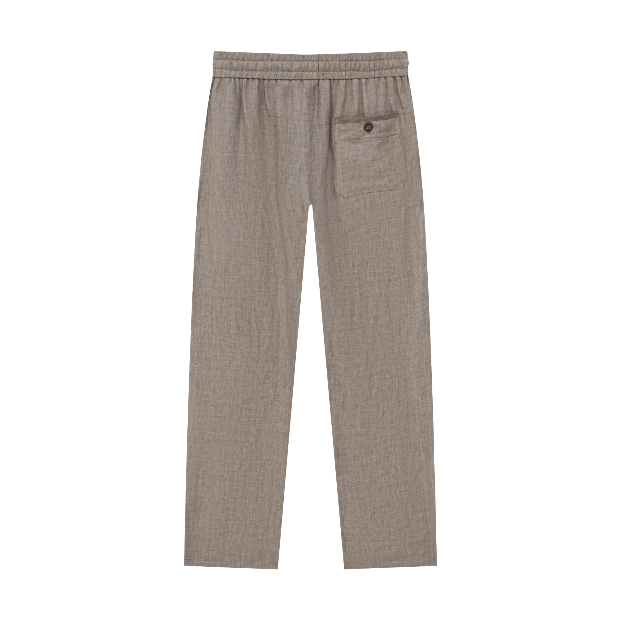 Linen Elastic Casual Pants