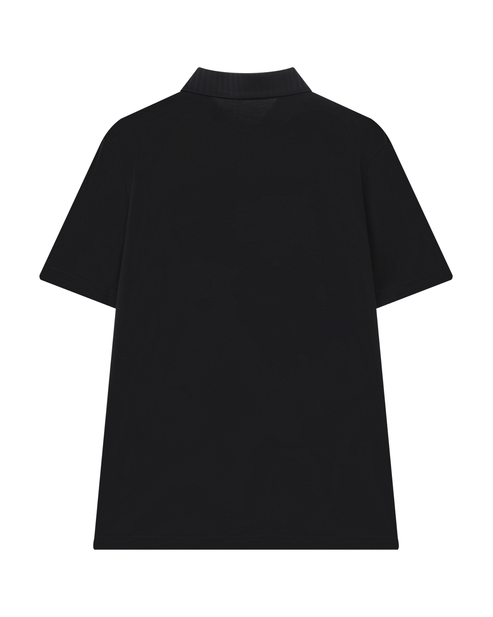 Buttoned Wool Cotton Polo