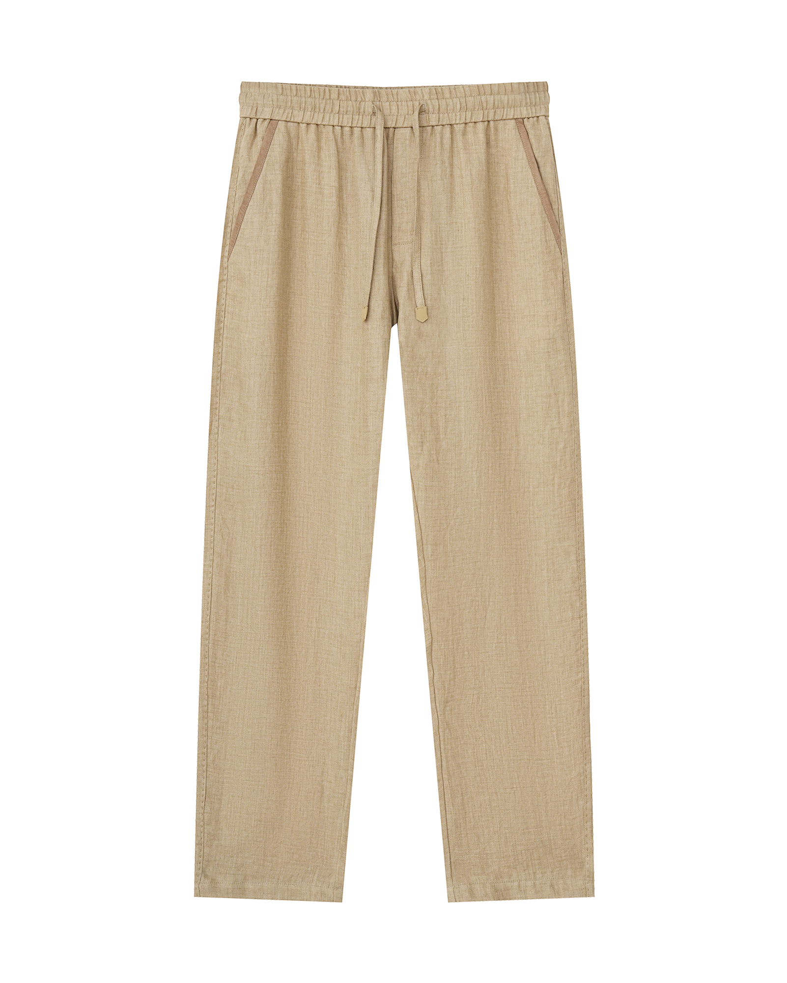 Linen Elastic Casual Pants
