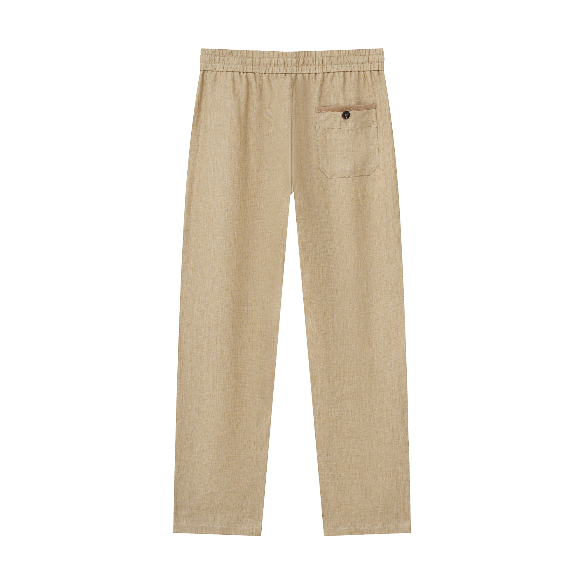 Linen Elastic Casual Pants