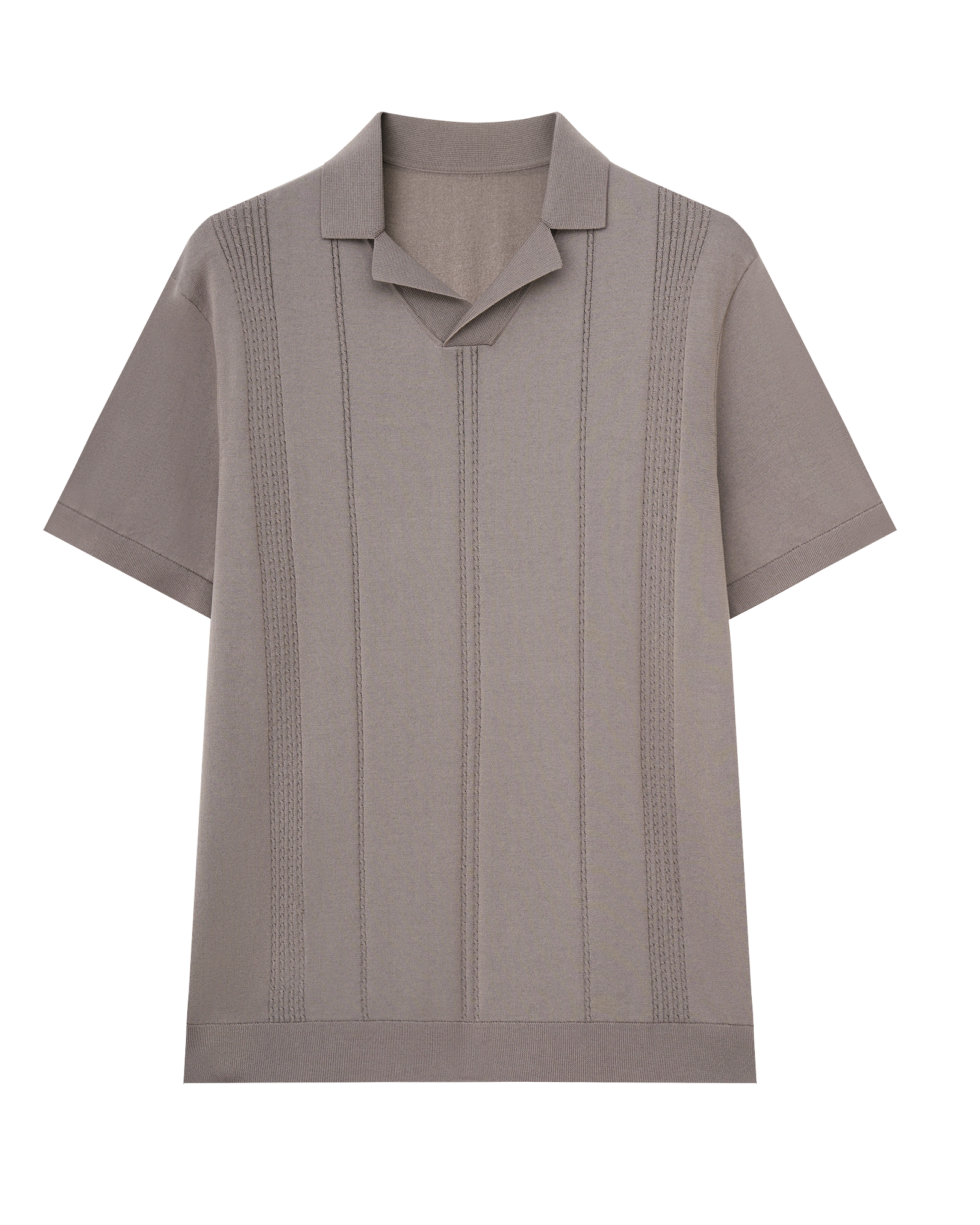 Cuban Collar Cotton Polo