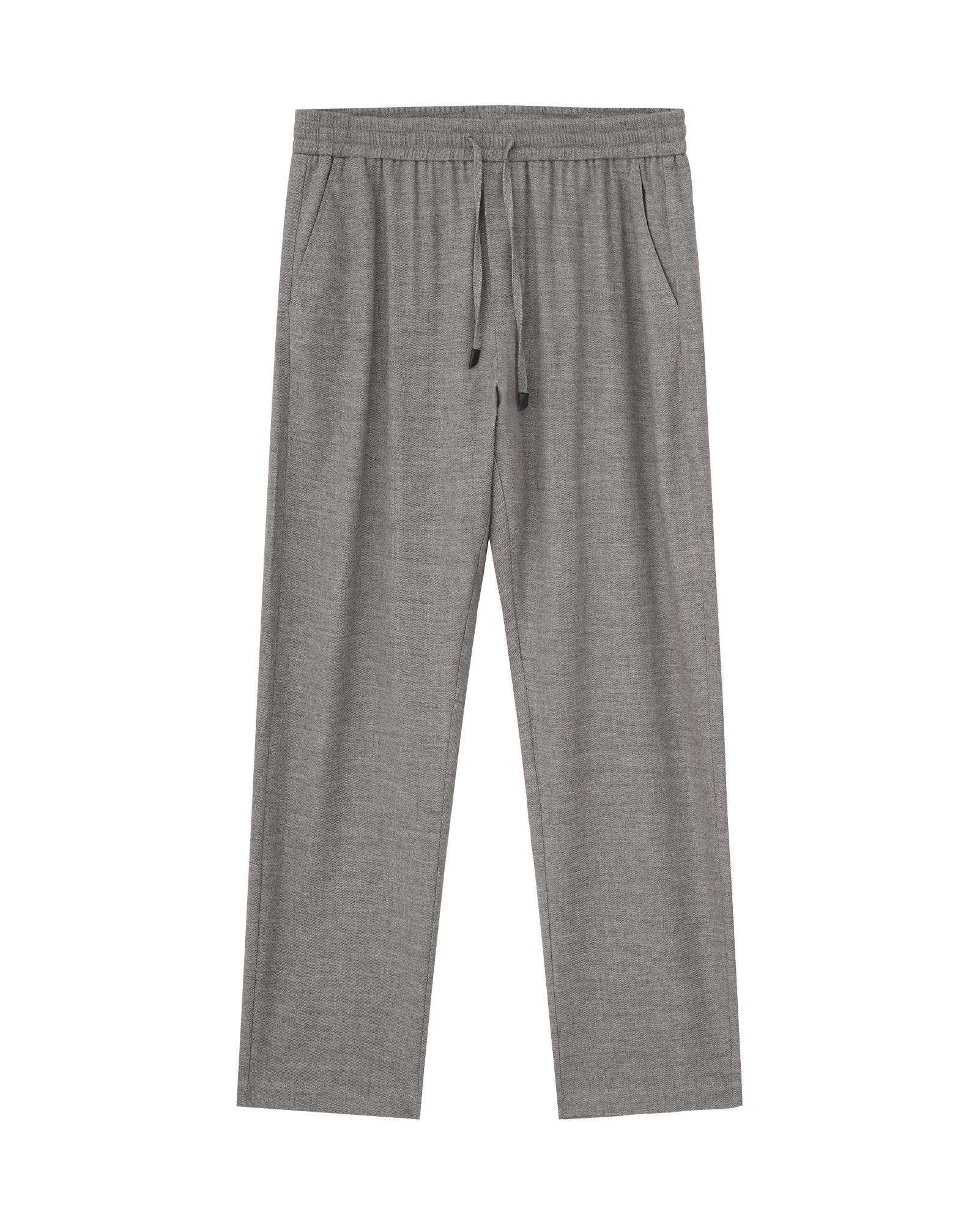 Drawstring Wool Linen Pants