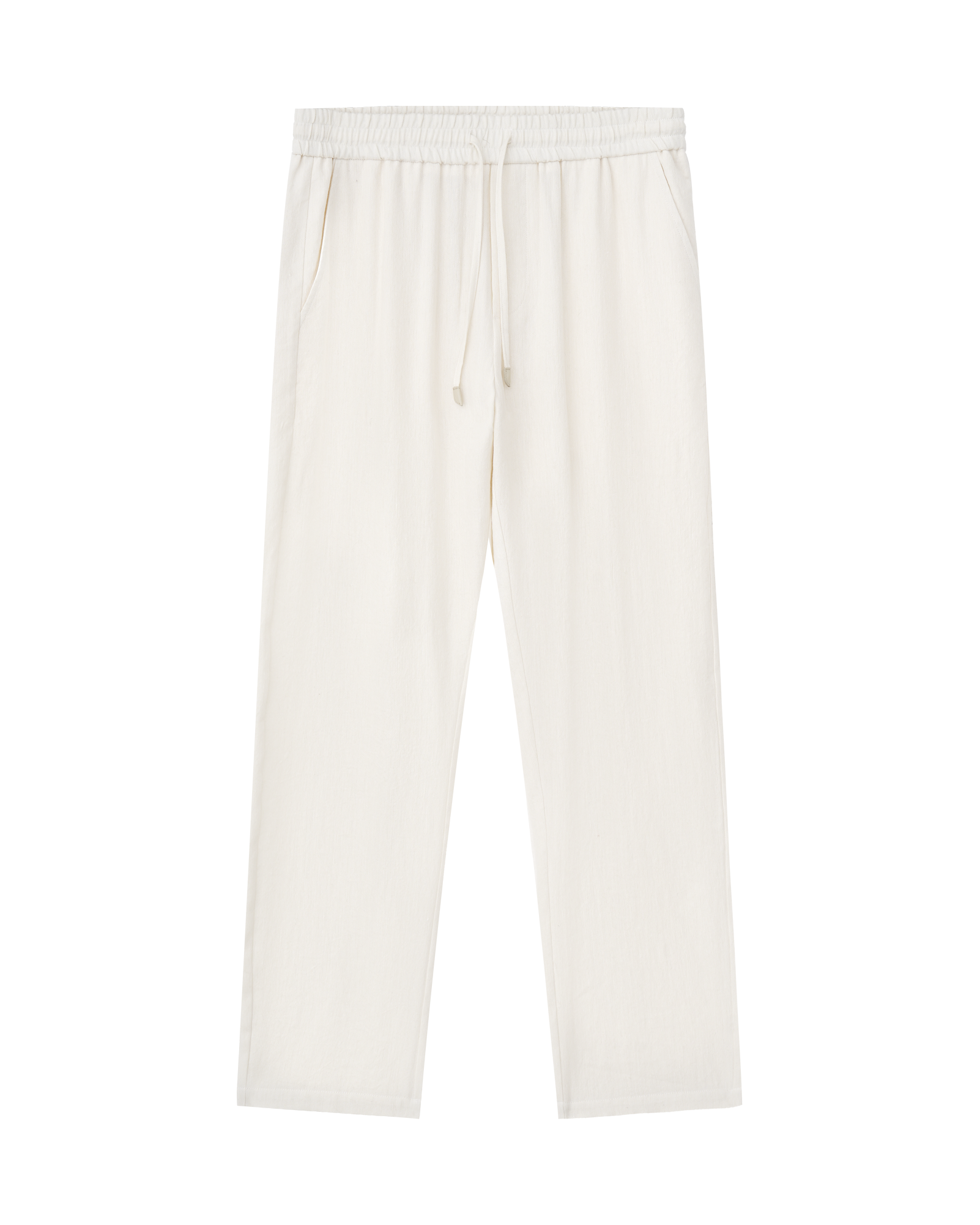 Drawstring Wool Linen Pants