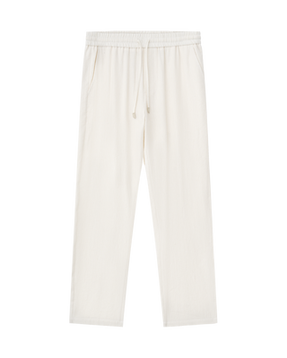 Drawstring Wool Linen Pant