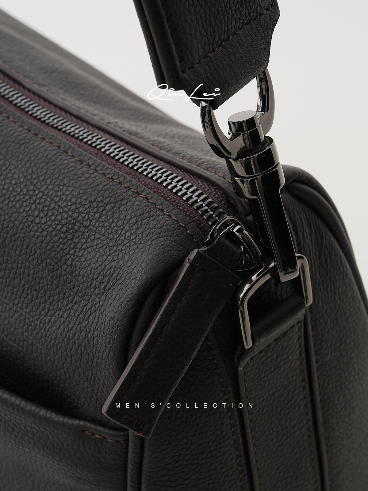 Top-Grain Calfskin Crossbody Bag – Fine Grain