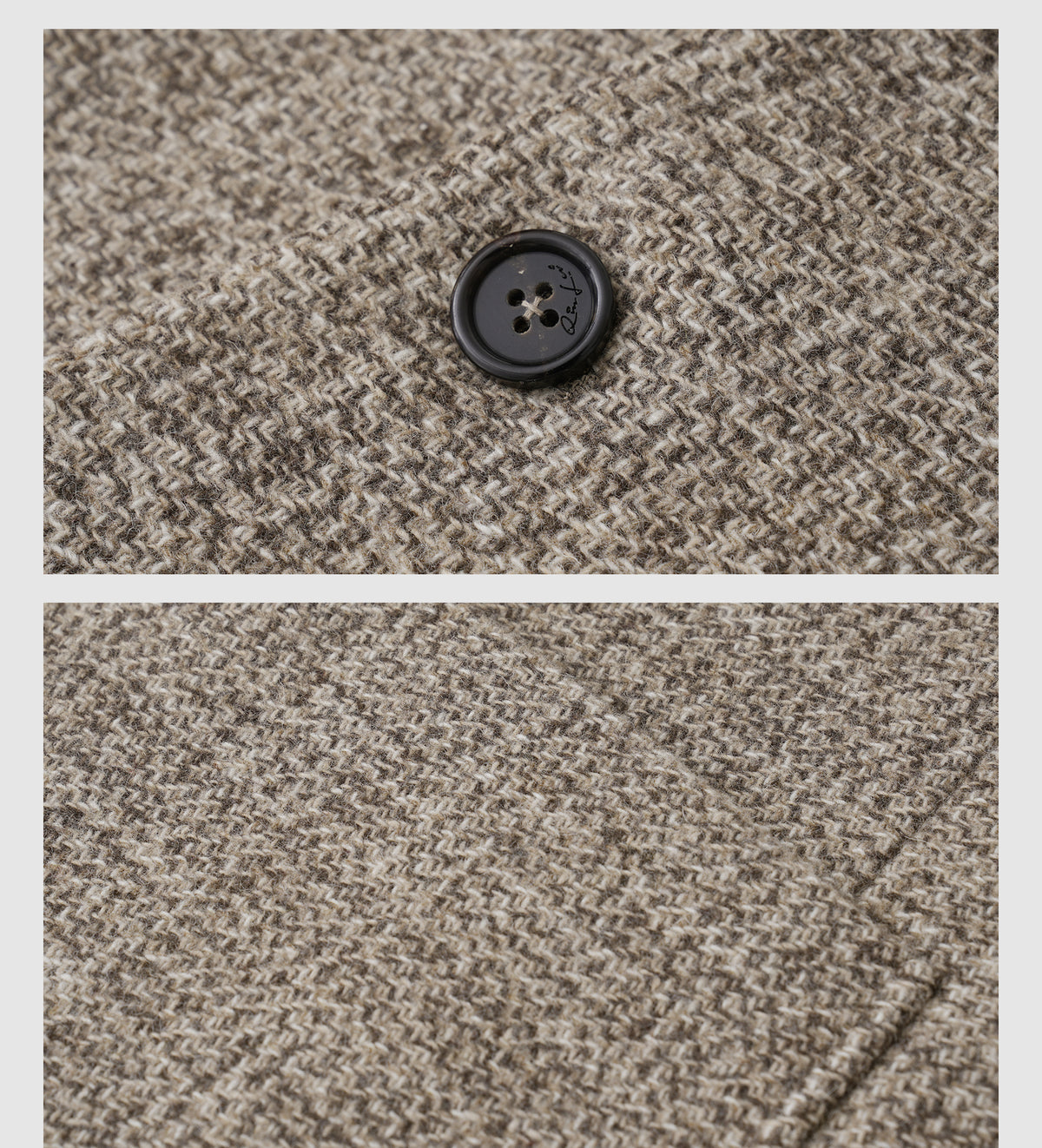 Two-Tone Blended Wool Suit, Custom-Woven
