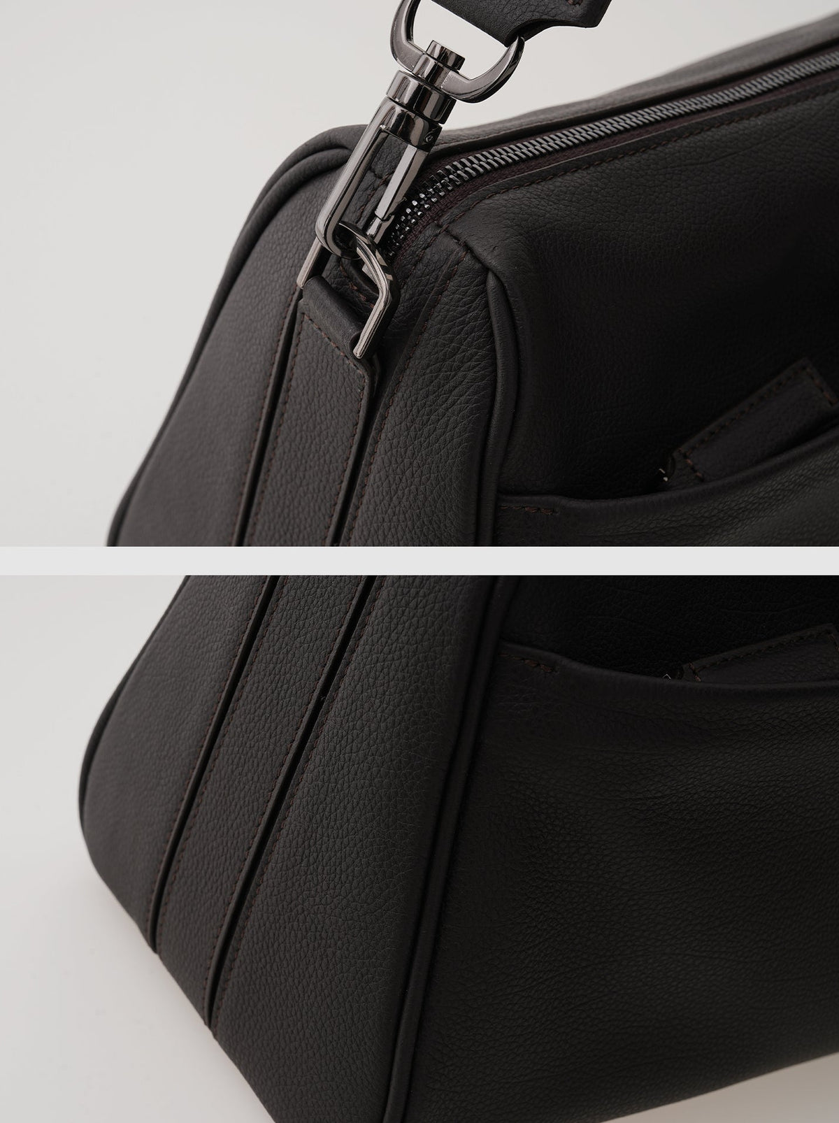 Top-Grain Calfskin Crossbody Bag – Fine Grain
