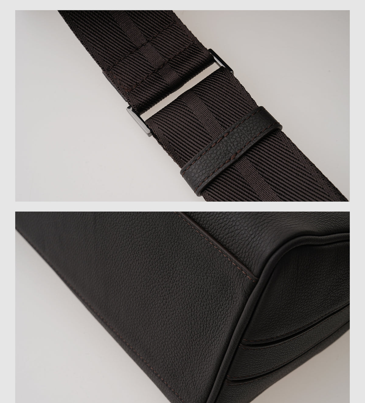 Top-Grain Calfskin Crossbody Bag – Fine Grain