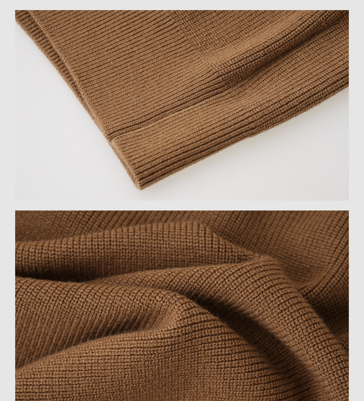 628g Wool-Cotton Blend, 12-Gauge Knit, Long-Sleeve