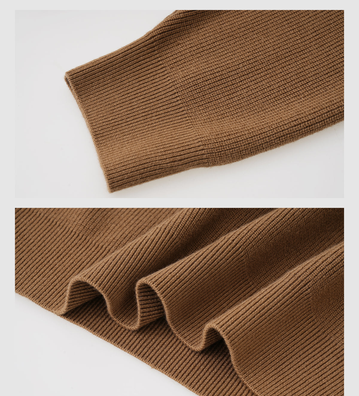 628g Wool-Cotton Blend, 12-Gauge Knit, Long-Sleeve