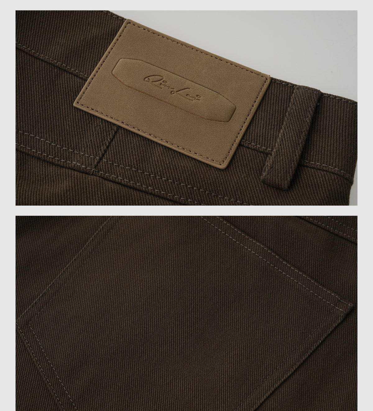 100% Cotton Textured Casual Pants – Clean, Refined Fit