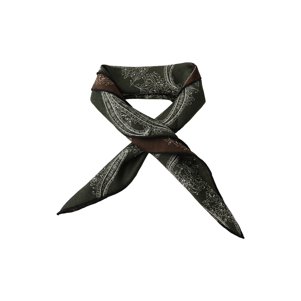 Wool & Silk Woven Pattern Scarf