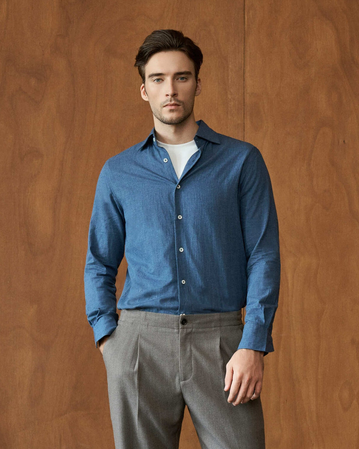 100% Cotton Shirt – Clean, Structured, Minimalist Design