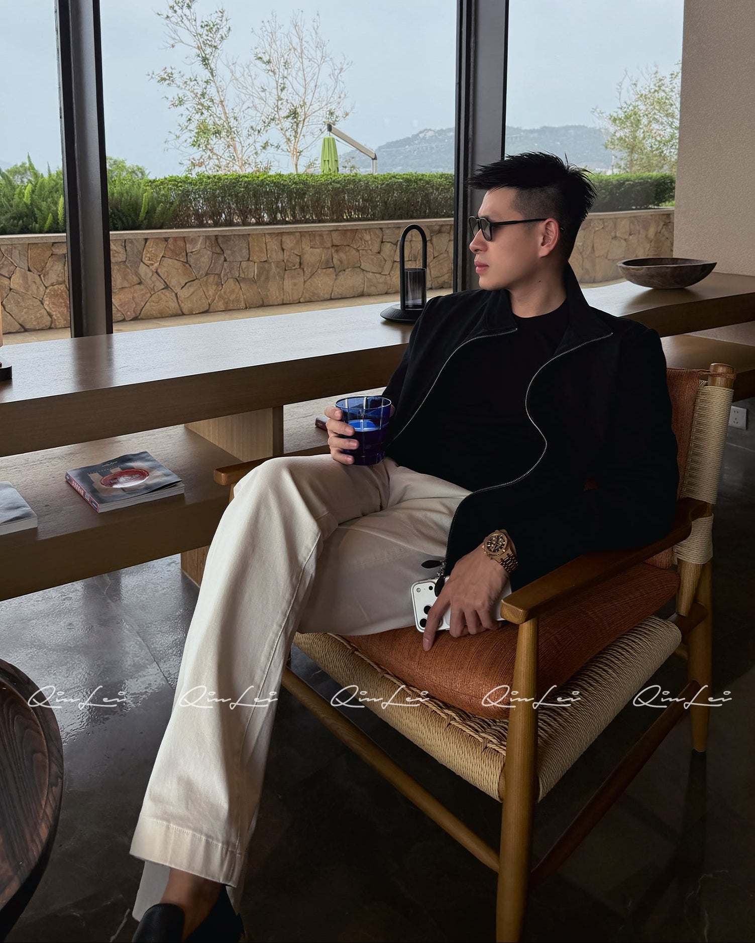 Relaxed Wool Silk Jacket