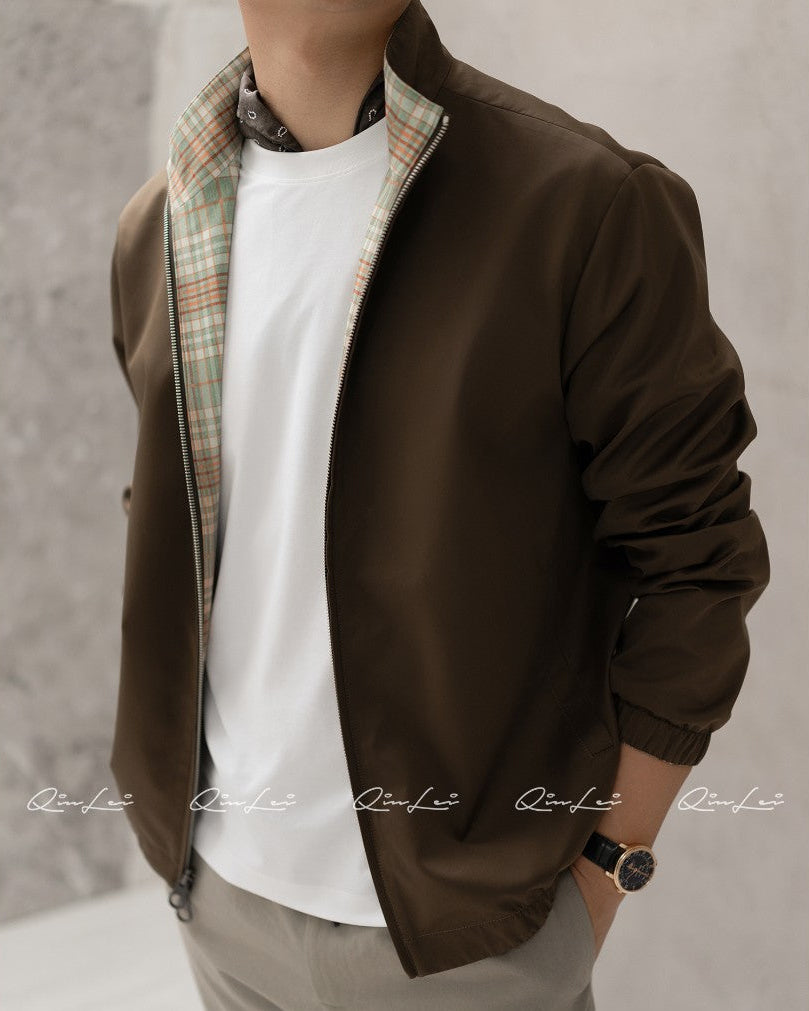 Jacquard Cotton Jacket