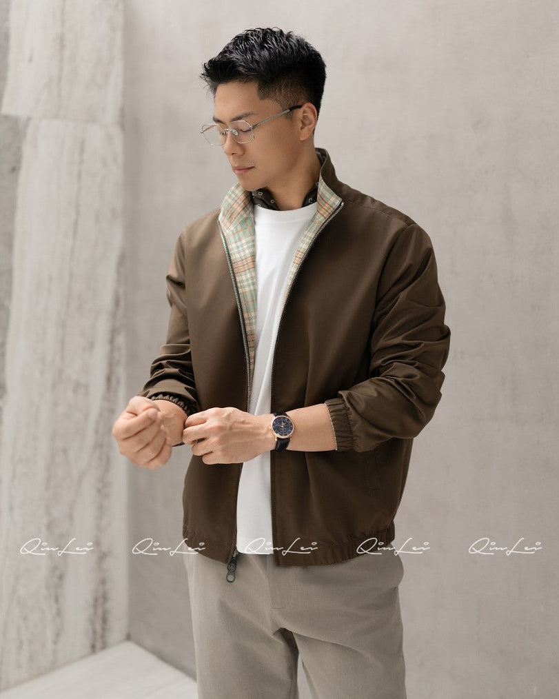 Jacquard Cotton Jacket