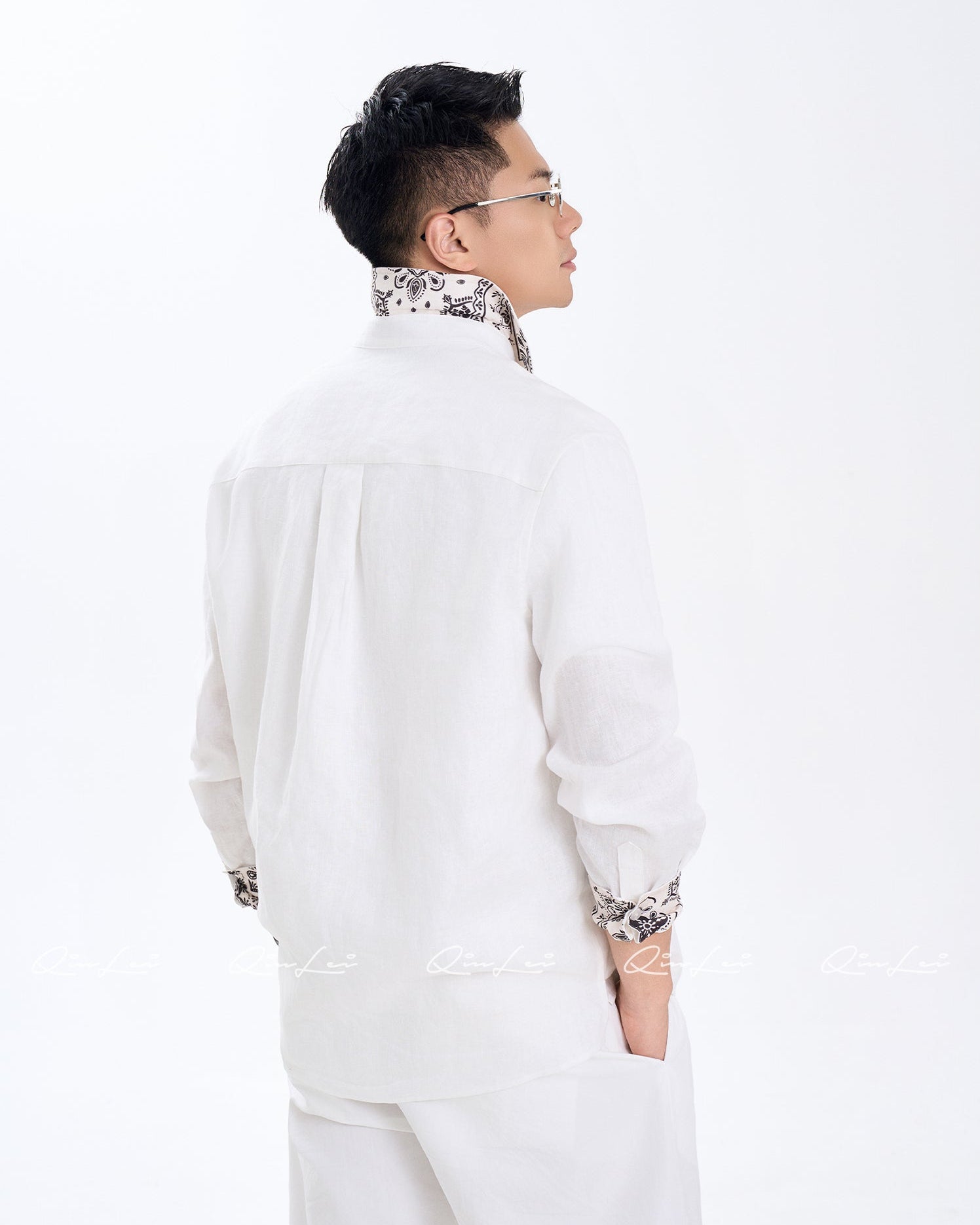 Textured Linen Shirt