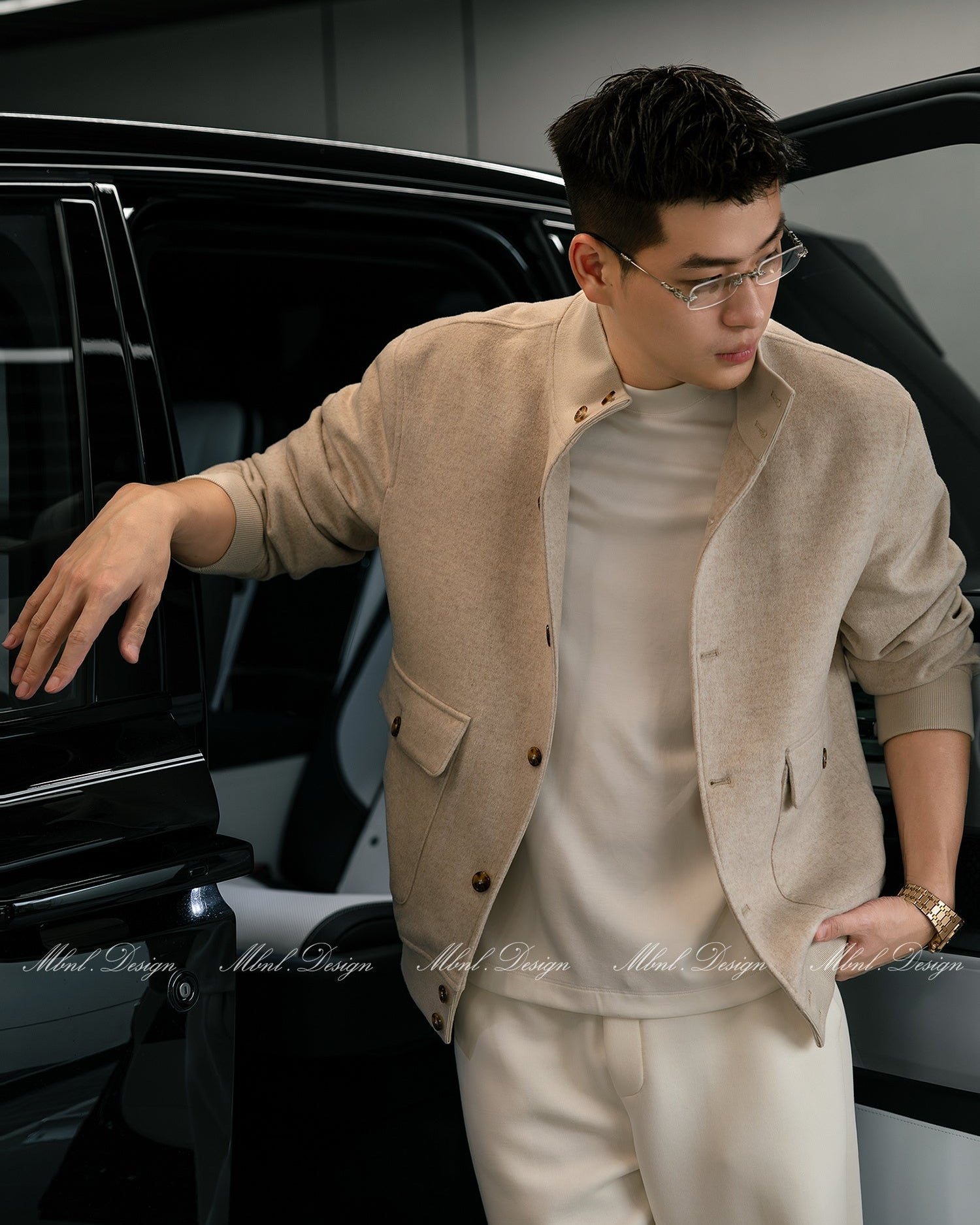Wool & Cashmere Flannel Jacket