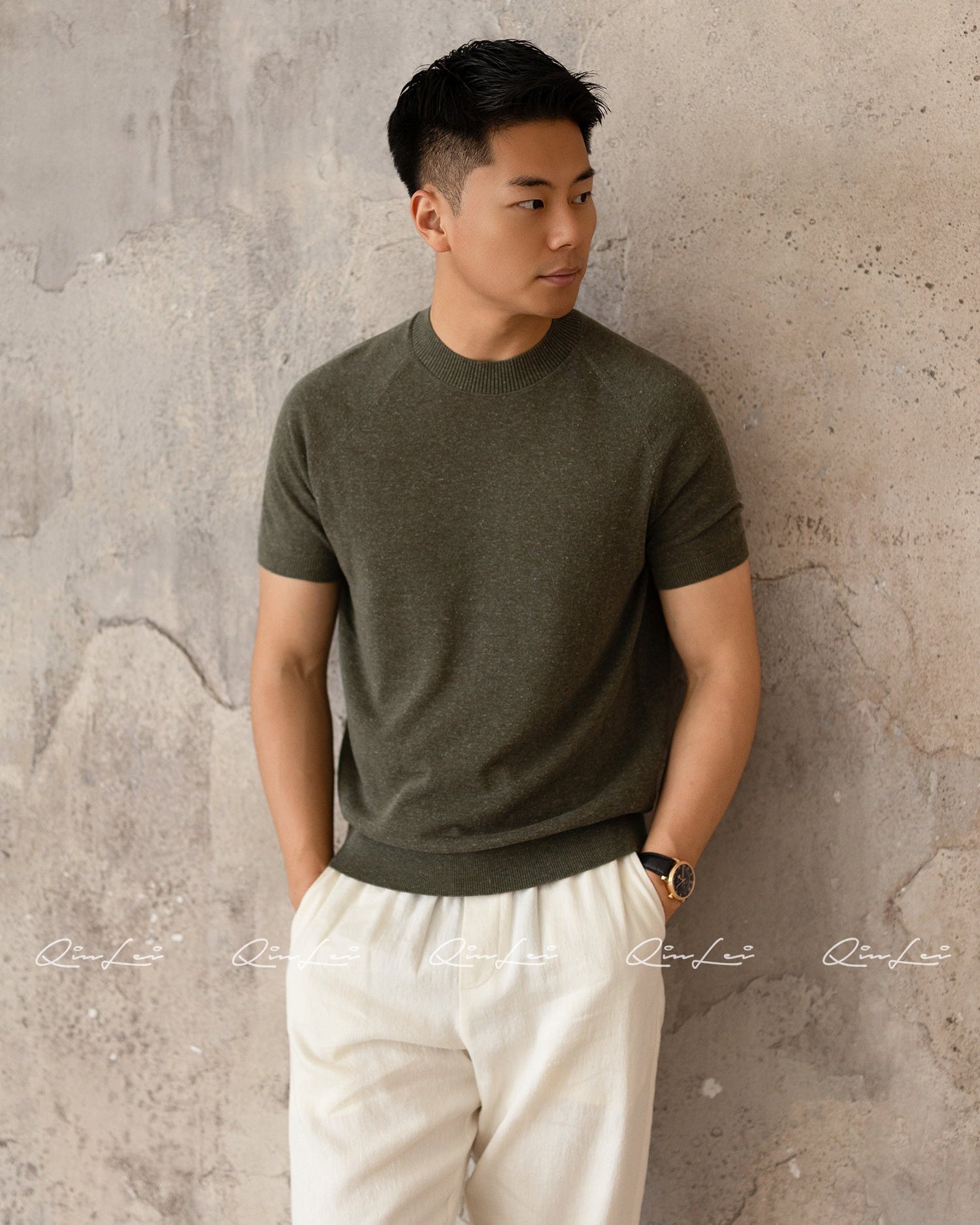 Raglan Linen T-Shirt