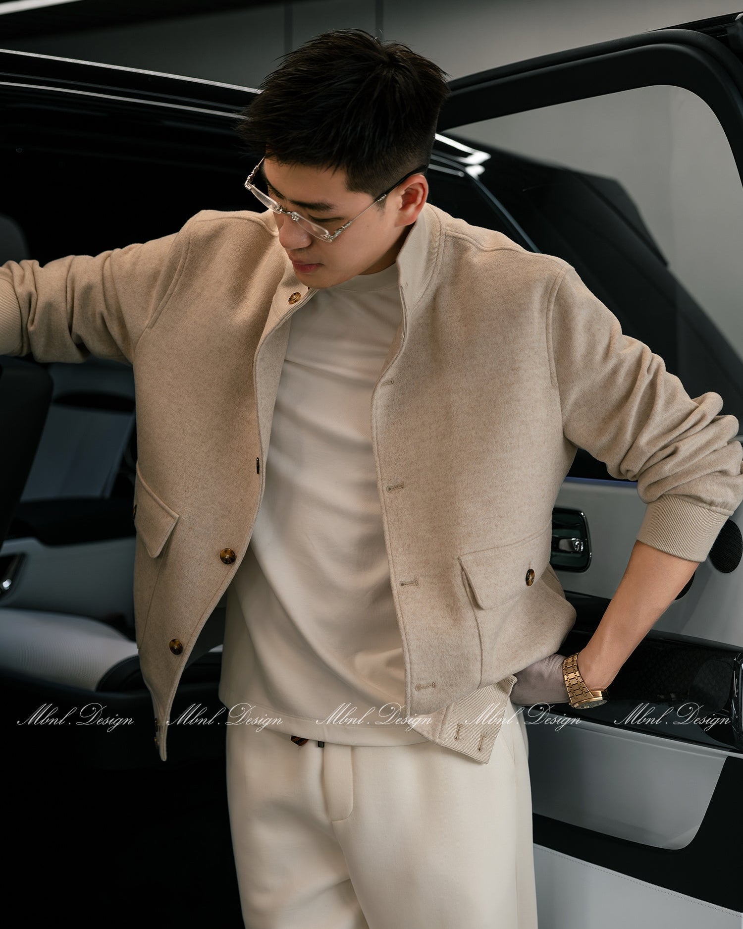 Wool & Cashmere Flannel Jacket