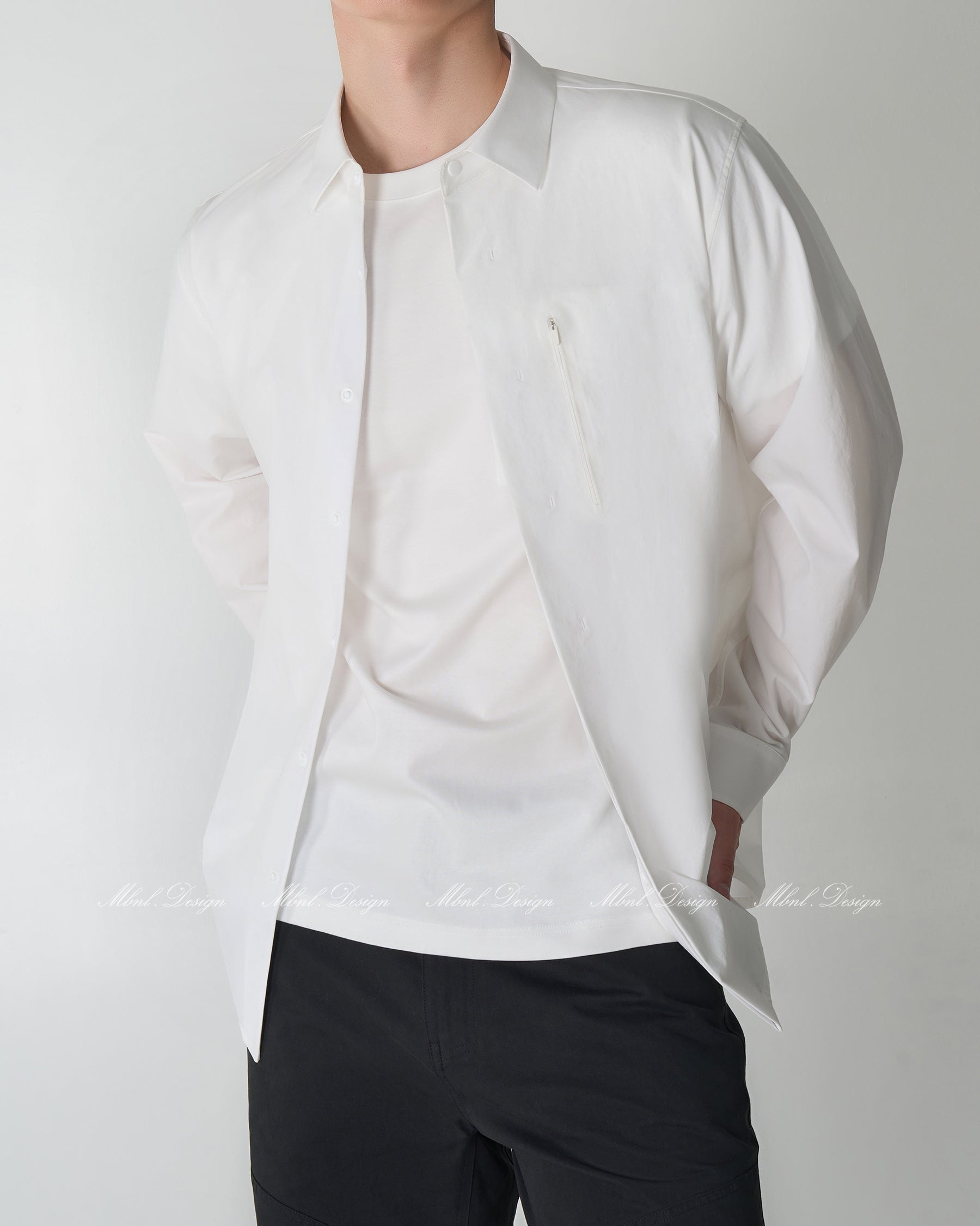 Premium Solid Shirt Jacket