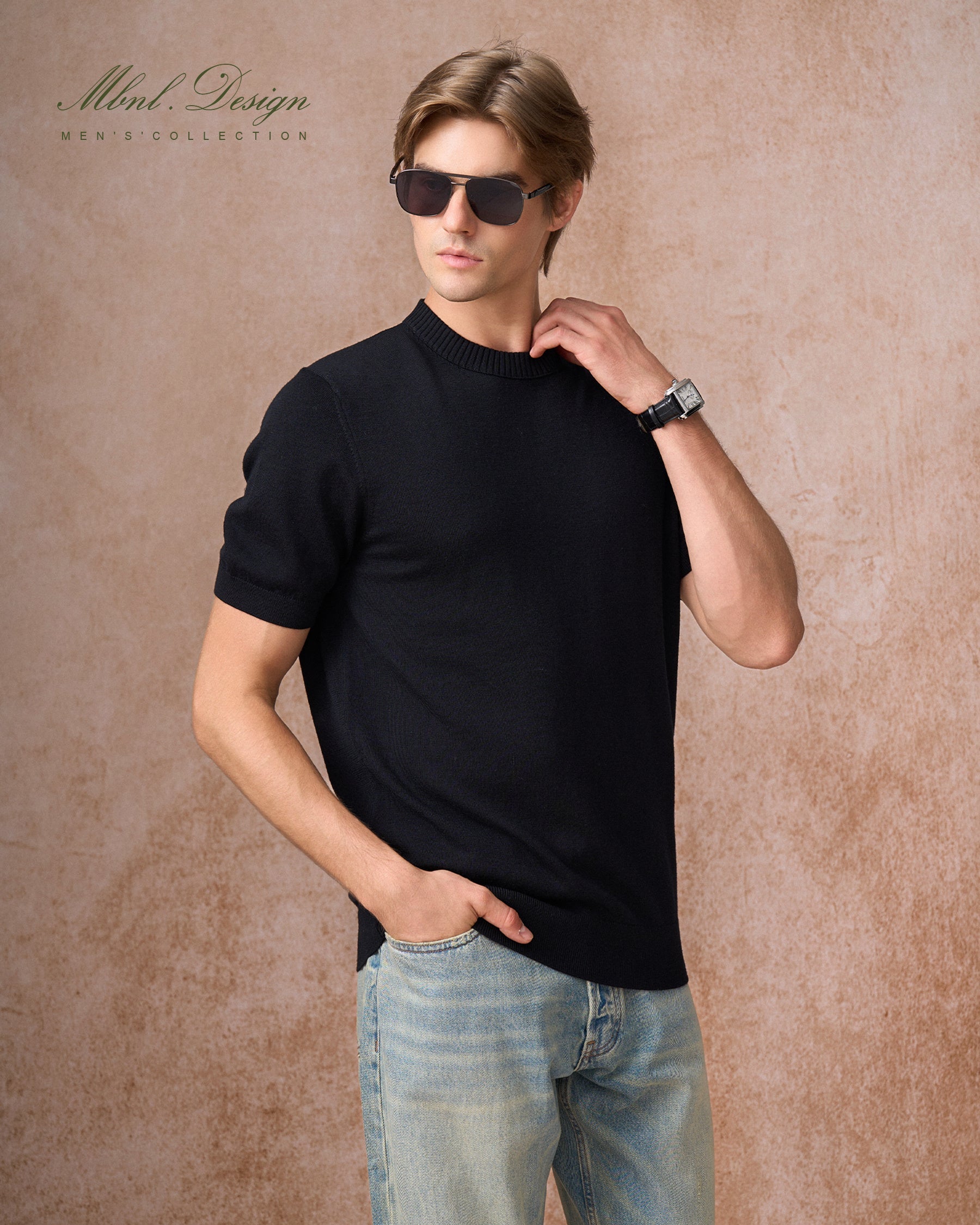 Fine Wool Knit Sweater